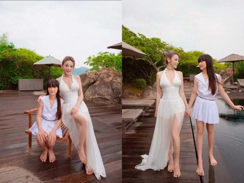 Gia đình huyền baby có kỳ nghỉ sang chảnh đi trượt tuyết ở hàn quốc ái nữ 11 tuổi cao hơn mẹ xinh như hoa hậu - 6