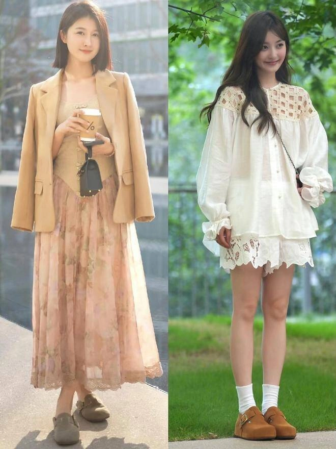 Giày trắng không còn là chân ái khi diện váy mùa thu phụ nữ có gu thanh lịch chọn 3 kiểu giày này khiến ai cũng ngoái nhìn - 4