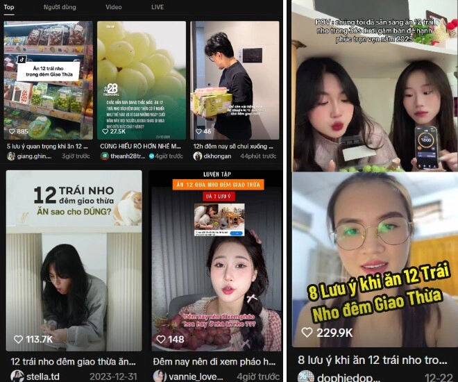 Giới trẻ chuẩn bị 12 quả nho để ăn dưới gầm bàn bỏ túi ngay những bí kíp đu trend đêm giao thừa thành công - 4