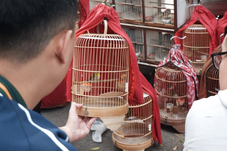 Giữa lòng thủ đô có phiên chợ chỉ họp vài ngày 1 tháng đàn ông tụ tập đông đúc chỉ ngắm chứ không mua - 3