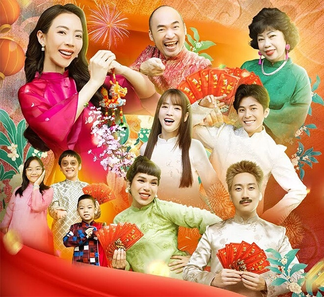 Hài tết 2025 chí trung được bạn gái chăm sóc khi làm chúa đảo quách ngọc tuyên chịu áp lực khi có con - 7