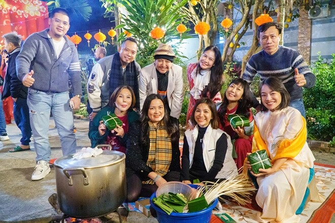 Hài tết 2025 chí trung được bạn gái chăm sóc khi làm chúa đảo quách ngọc tuyên chịu áp lực khi có con - 11