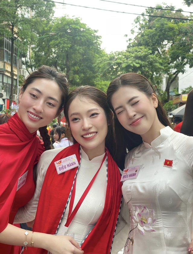 Hình ảnh đẹp của hoa hậu trần tiểu vy lương thuỳ linh tại tổng duyệt a80 - 6