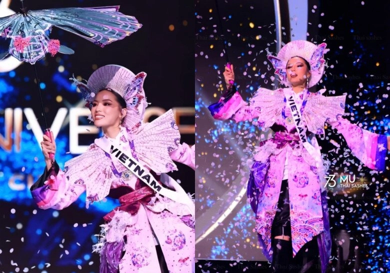 Hoa hậu kỳ duyên trượt top 12 miss universe 2024 tỏa sáng mọi nơi nhưng mờ nhạt đúng thời điểm - 8