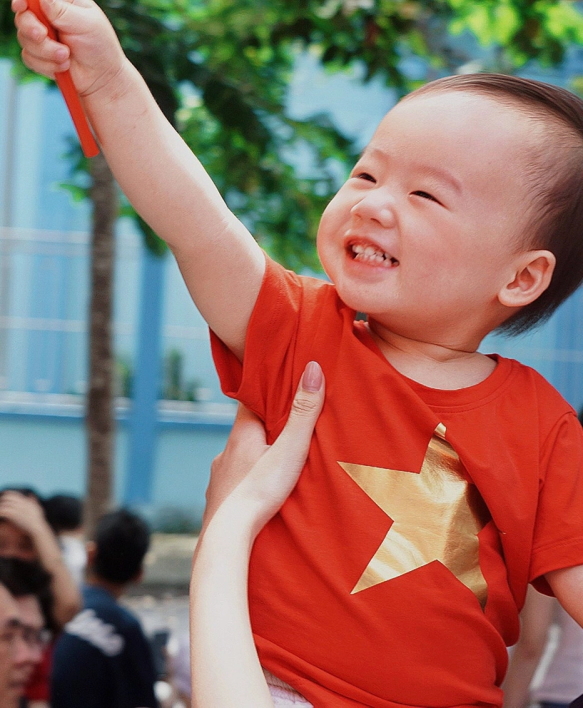 Hoa hậu ngân anh hào hứng hướng về đại lễ 29 - 4