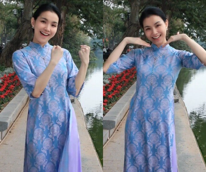 Hoa hậu thùy lâm lọt thỏm như bé hạt tiêu khi chụp ảnh gia đình 2 con thừa hưởng gen trội của bố tiến sĩ - 12