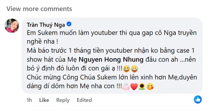 Hồng nhung hé lộ lý do đẻ con gái khoe ái nữ 8 tuổi xinh xắn được đồng nghiệp hứa truyền nghề - 2