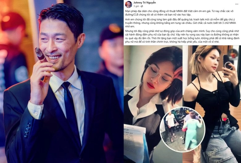Johnny trí nguyễn cảm ơn cô gái võ thuật mma muốn tài trợ suất học bổng cho thanh niên xăm mình tác động phụ nữ - 3