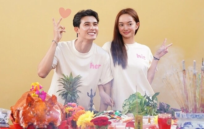 Kaity nguyễn xinh đẹp không thua baifern pimchanok trần ngọc vàng có vượt qua được cái bóng của nine naphat - 8