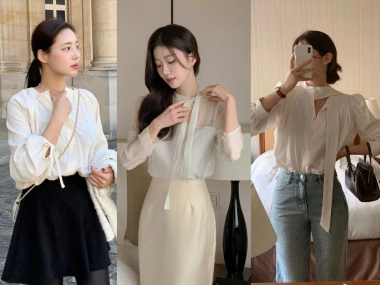 Không phải ngẫu nhiên mà áo blouse được phụ nữ mê mẩn để diện vào mùa thu hóa ra là vì 3 lý do khó chối cãi - 2