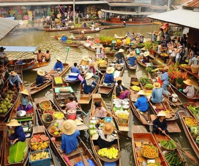 Khu chợ hình thành từ chiến lược của hoàng gia nay là biểu tượng du lịch thái lan hút hàng triệu lượt khách - 1