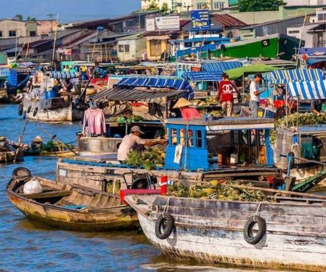 Khu chợ là niềm tự hào của người cà mau siêu hút khách tây nhờ nét văn hóa độc đáo - 1