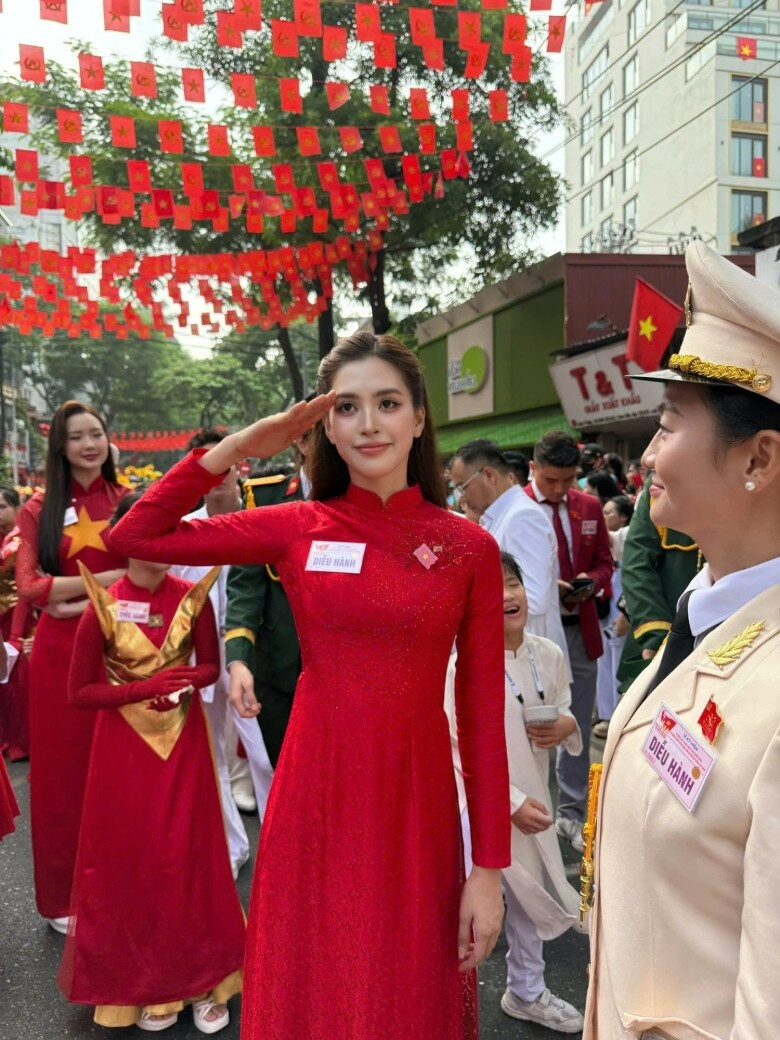 Khung ảnh dàn mỹ nhân tinh hoa hội tụ hot nhất nhì tại a80 từ hoa hậu đến nữ công an đẹp rực rỡ không ai kém ai - 2