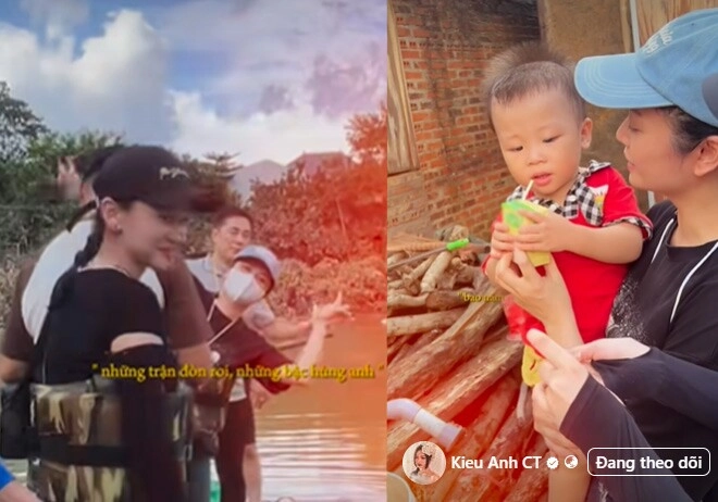 Kiều anh phía trước là bầu trời đến vùng lũ hỗ trợ danh tính người đàn ông đi cùng cô gây chú ý - 2