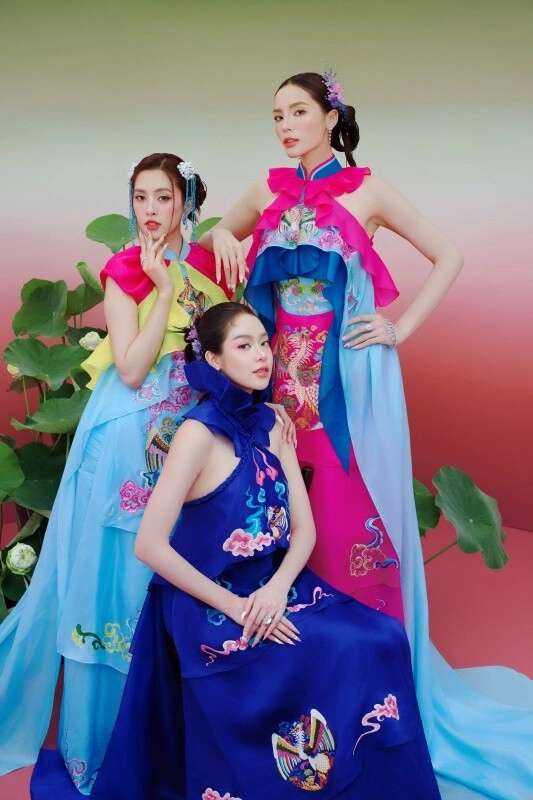 Kỳ duyên - tiểu vy - thanh thuỷ 3 chánh cung hoa hậu việt nam chung một khung hình nhan sắc tinh hoa hội tụ bất phân thắng bại - 5