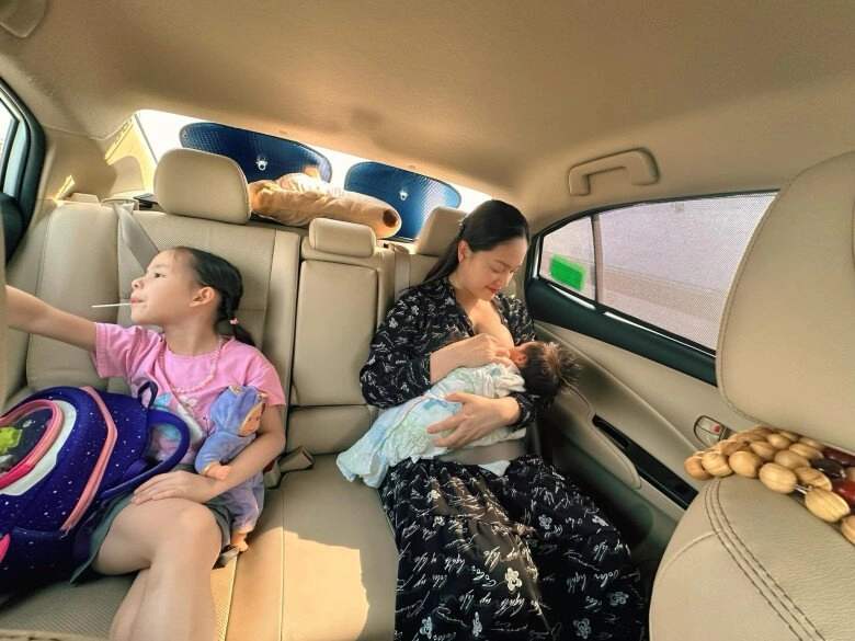 Lan phương mệt mỏi vì cảnh mẹ bỉm chăm 2 con thấy khó khăn từ ngày không có chồng tây ở cạnh - 5