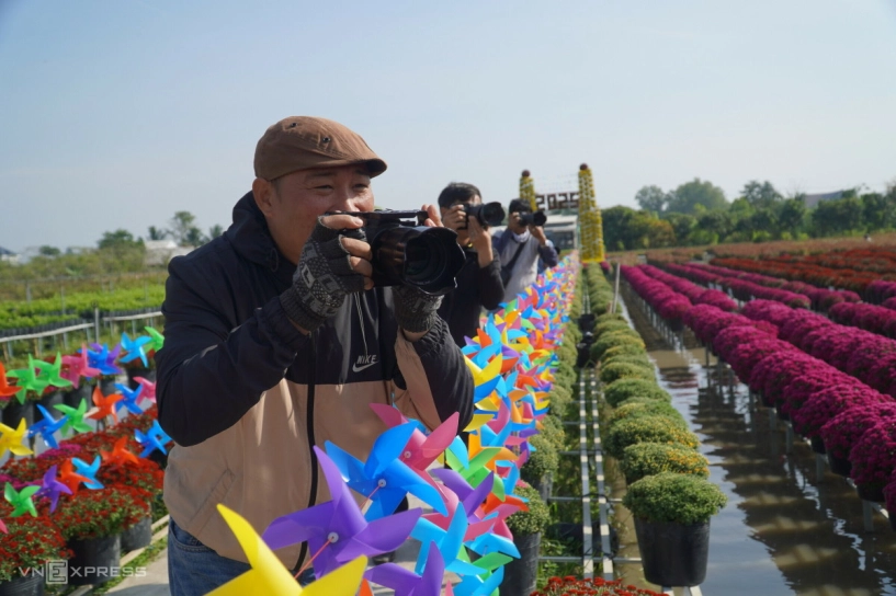 Làng hoa sa đéc hút khách tham quan cận tết - 5