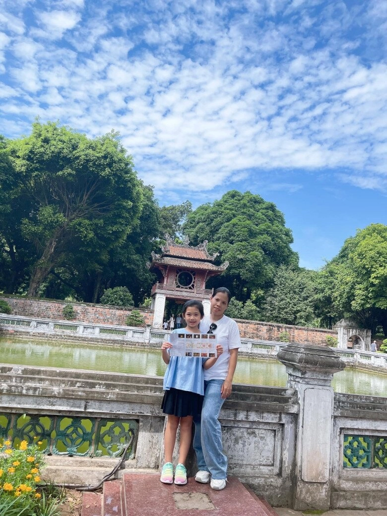 Lavie con gái mai phương trổ mã cao ráo và xinh đẹp nay đã mặc áo dài size gần bằng bảo mẫu - 9