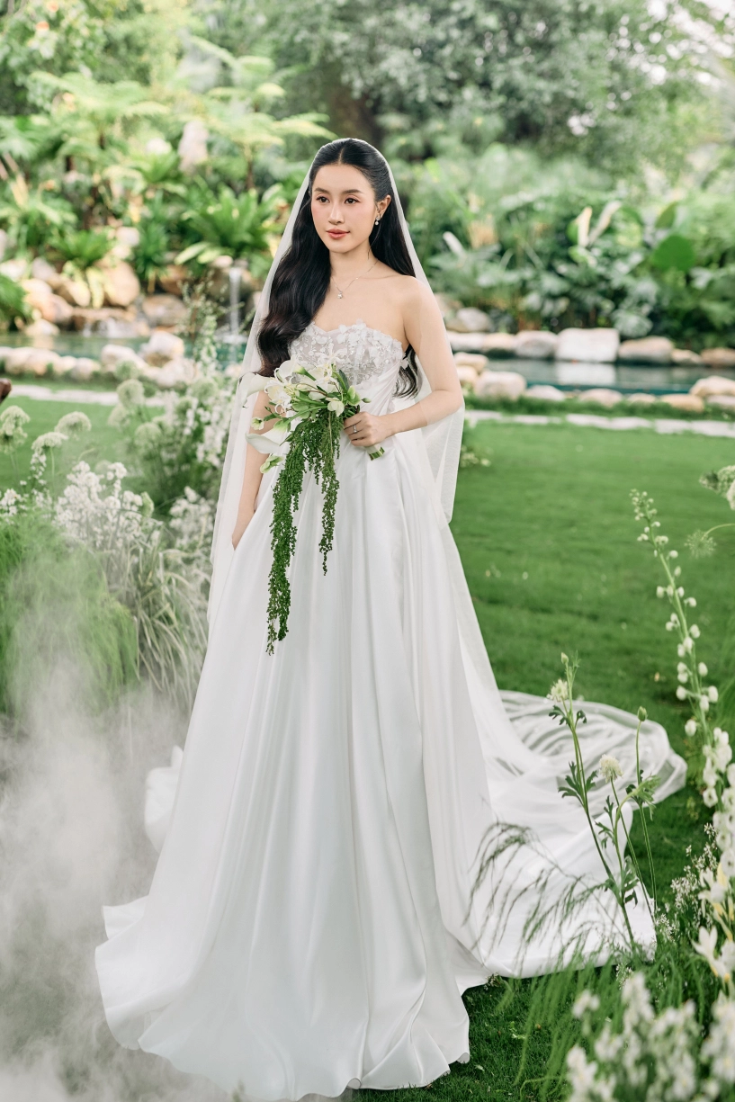Lễ thành đôi của vũ cát tường - thu trang bố vợ đưa con gái bước lên lễ đường bố ruột chúc con cháu đủ đầy - 5