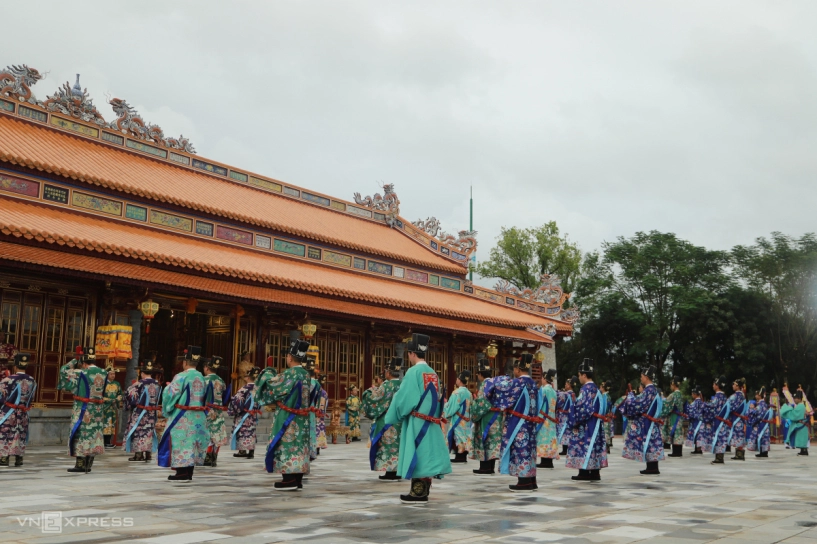 Lễ thiết triều thời nguyễn trước điện thái hòa - 3