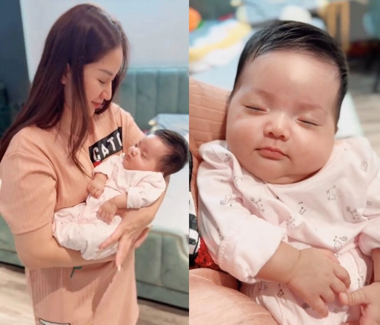 Lisa nhà khánh thi bập bẹ tập nói cực yêu gần 1 tuổi ngày càng tuấn tú với đôi mắt biết cười - 10