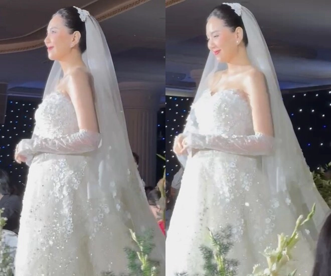 Lộ ảnh cưới của mc mai ngọc với thiếu gia bắc giang cô dâu đẹp rạng ngời danh tính chú rể gây tò mò - 2