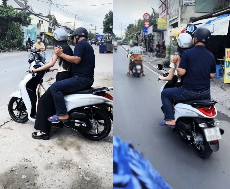 Lọ lem nhà quyền linh run bần bật khi lần đầu chở bố bằng xe máy suốt 18 năm toàn được đưa đón - 3