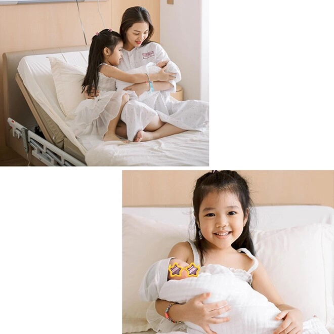 Loạt ảnh đầu tiên của con trai quang tuấn - linh phi em bé vừa chào đời có cử chỉ ngộ nghĩnh - 4