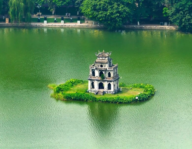 Ly kỳ tên địa điểm hot nhất hà nội sáng nào cũng nghìn người ghé đến gắn liền chuyện vua lê lợi trả gươm thần cho cụ rùa - 4