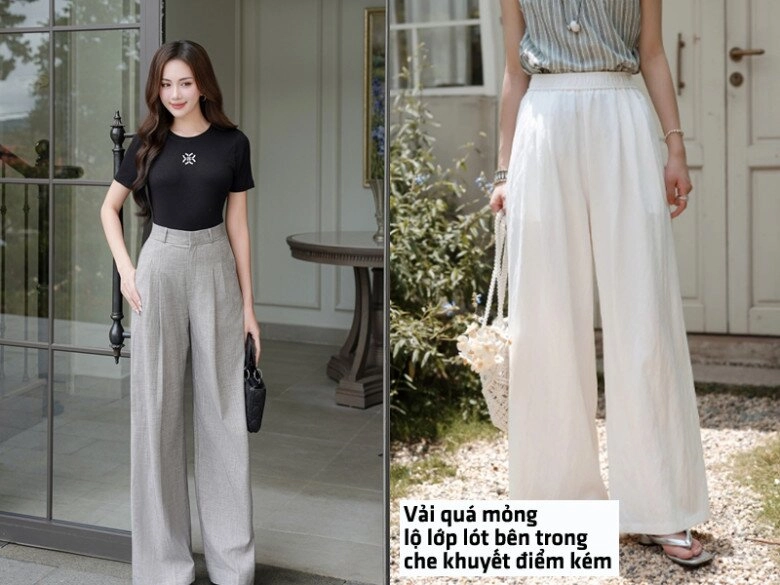 Mặc quần ống rộng mùa thu đông chị em cứ áp dụng công thức 3-3-3 tránh dìm dáng và không lo quê mùa - 1