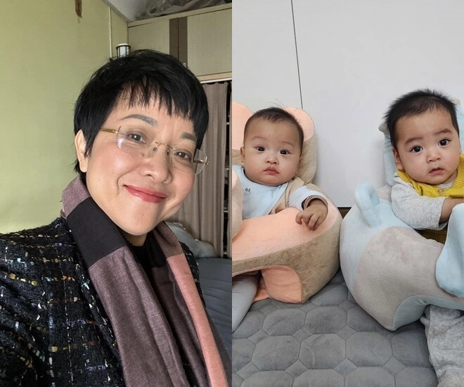 Mc thảo vân ở tuổi 54 đã lên chức cụ ly hôn nsnd công lý hơn 10 năm nhưng nhiều lần bị nghi có em bé - 1