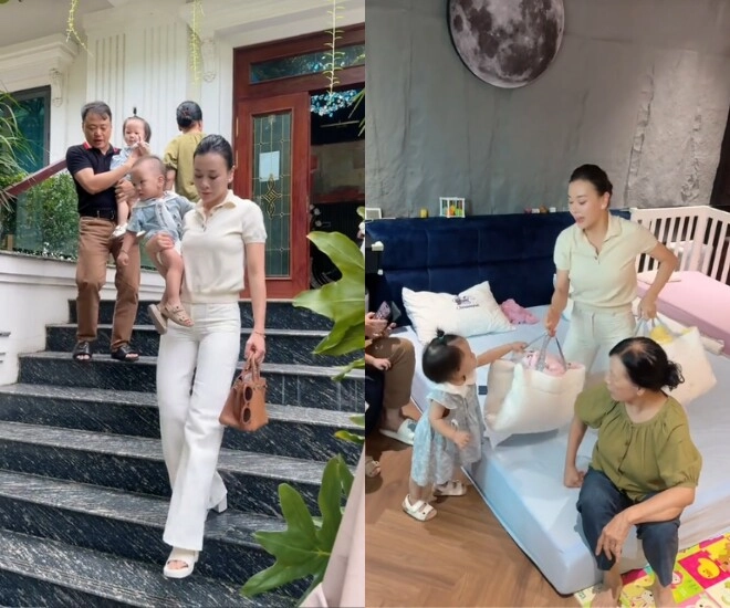Mẹ chồng phương oanh sang biệt thự phụ con dâu đưa cháu nội đi học phu nhân hào môn khóc nức nở trước cửa lớp - 2