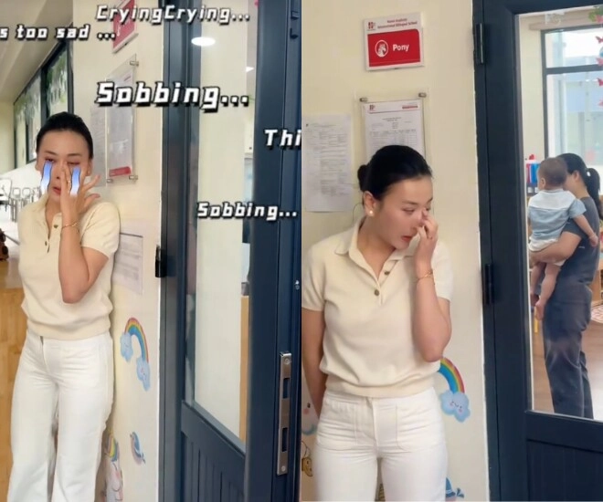 Mẹ chồng phương oanh sang biệt thự phụ con dâu đưa cháu nội đi học phu nhân hào môn khóc nức nở trước cửa lớp - 5
