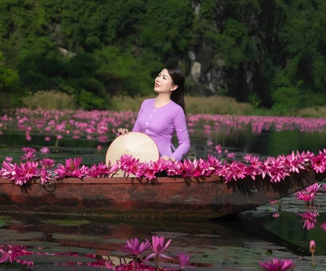 Mê mẩn tam cốc mùa hoa súng nở rộ say mê quên lối về với danh lắm thắng cảnh món ngon vùng cố đô - 2