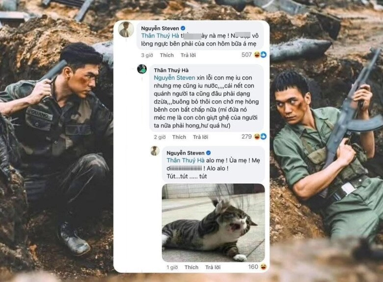 Mẹ trung úy quang trong mưa đỏ vì yêu nước nên không bênh nổi con trai bị dân mạng soi từng đánh o hồng - 4