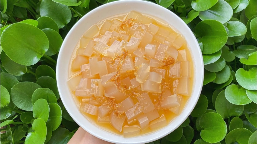 Món ăn đặc sản quảng ngãi giải khát mùa hè nhìn tưởng thạch rau câu nhưng đậm vị biển cả giá rẻ giật mình - 1
