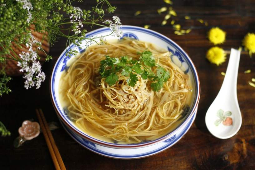 Món canh xả xui vừa đẹp vừa ngon chỉ có ở hà nội đặc sản hội tụ rừng vàng biển bạc chế biến rất cầu kỳ - 1