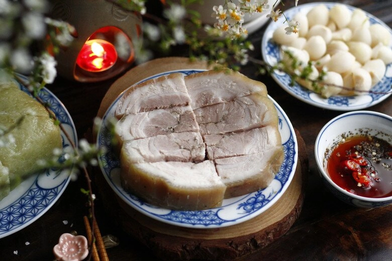 Món giò giải ngấy độc lạ chỉ có ở thái bình làm từ thịt lợn nguyên tảng phải đặt trước hàng tuần mới có - 5