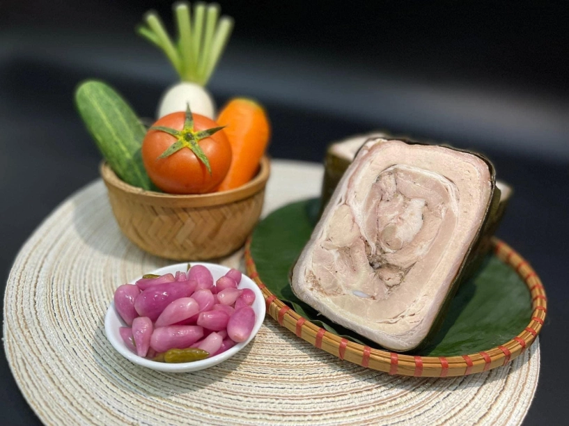 Món giò nguyên tảng chỉ có ở thái bình mới nhìn thấy ngán mà càng ăn càng cuốn bởi vị thanh mát như thạch - 1