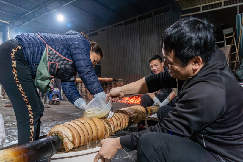 Món thịt quay công thức hơn 1000 năm ở làng cổ đường lâm - 8