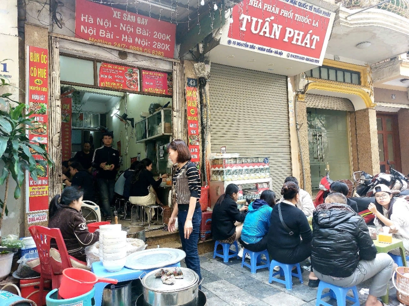 Mùa đông đi ăn bún ốc nổi tiếng ở phố nguyễn siêu - 2