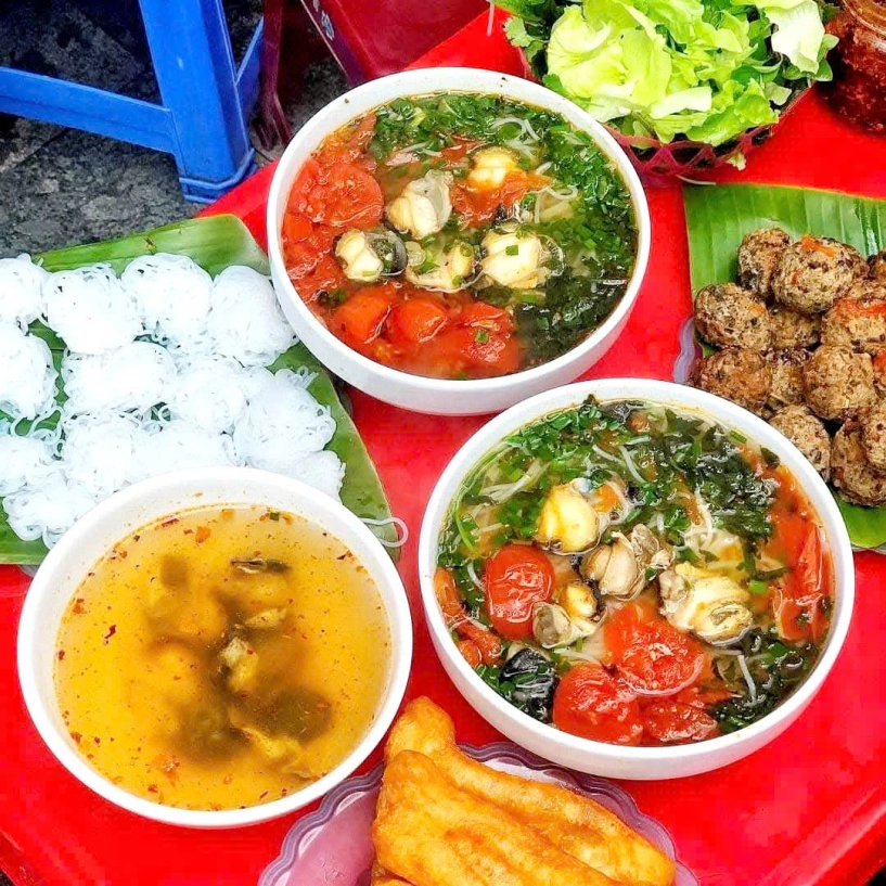 Mùa đông đi ăn bún ốc nổi tiếng ở phố nguyễn siêu - 7
