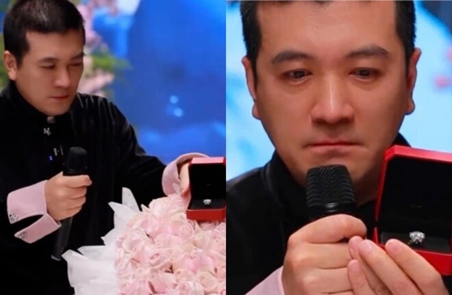 nàng thơ châu tinh trì bị nói làm vợ không còn giá trị lớn giờ chồng đại gia ôm nhẫn kim cương 11 carat cầu hôn lại - 2