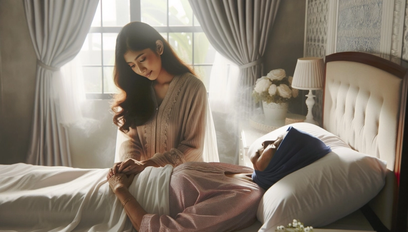 Nghỉ việc chăm mẹ chồng tình cờ nghe được cuộc trò chuyện giữa chồng và em gái tôi bật khóc - 2