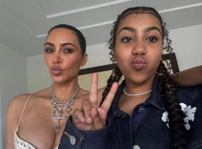 Ngoại hình con gái 12 tuổi của tỷ phú kim kardashian - 14