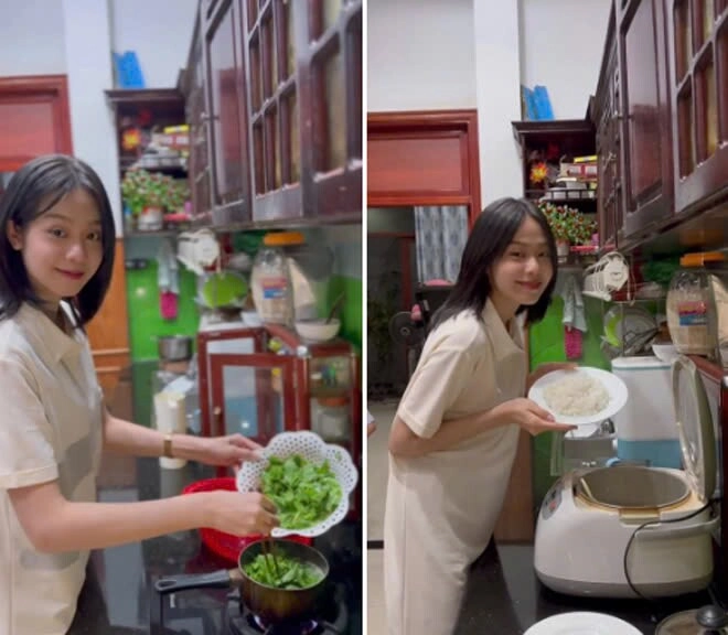 Nhà ở quê của 3 người đẹp gốc đà nẵng thanh thủy treo giấy khen khắp tường mỹ tâm thích nấu bánh tét ngay cửa - 7