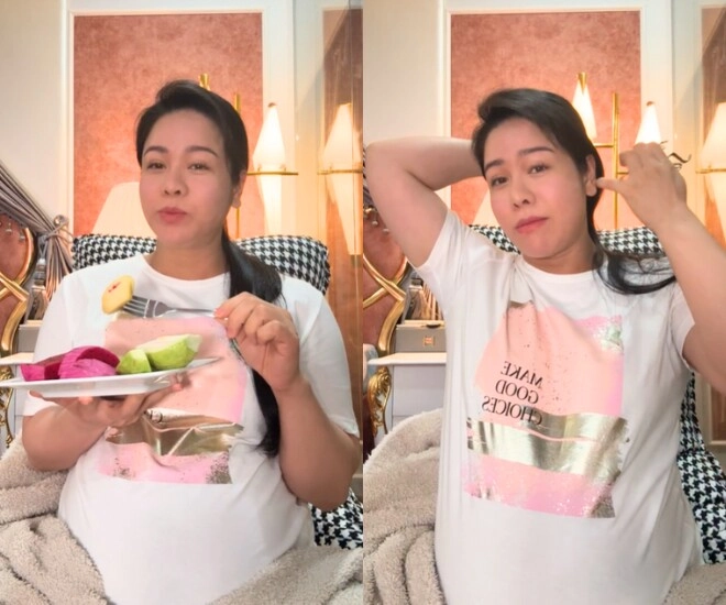 Nhật kim anh nói rõ chuyện mang thai song sinh cận ngày lâm bồn bầu to size khủng vì tăng gần 30kg - 2