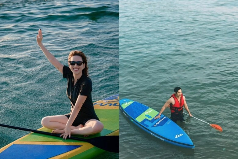 Những cặp đôi bị đồn hẹn hò trên sân pickleball xoài non - gil lê dính nhau không rời quỳnh kool bị chê làm lố - 10
