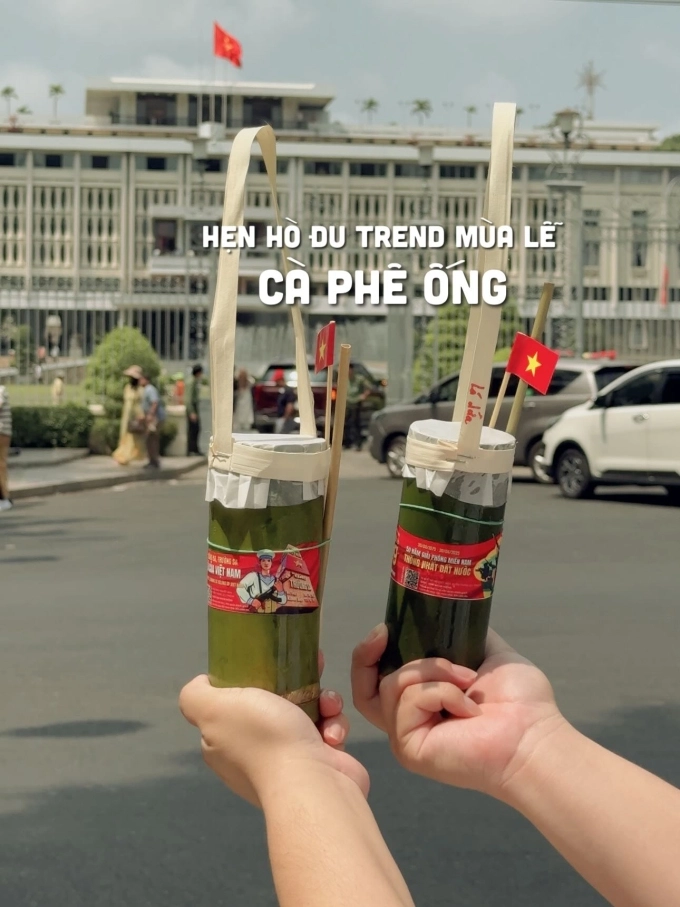 Những quán đồ uống ngập sắc cờ kỷ niệm 50 năm thống nhất đất nước - 6