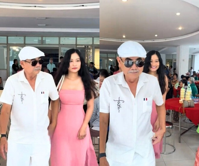 Nsnd việt anh công khai nắm tay bạn gái kém 36 tuổi đi sự kiện hết lòng chiều nửa kia vì cần người chăm lúc tuổi già - 1
